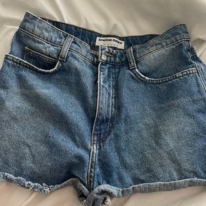 American apparel Jean shorts